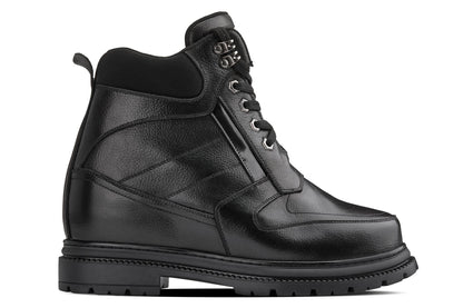 CALDEN Black 5.2" Taller Men's Elevator Boots K881805