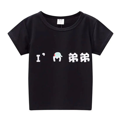 Cartoon Short Sleeve T-shirt for Kids (Boys & Girls)