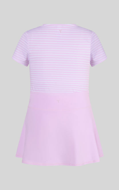 90 Degree by Reflex 4-6X Lux Tee & Skort & Crossbody Bag Set