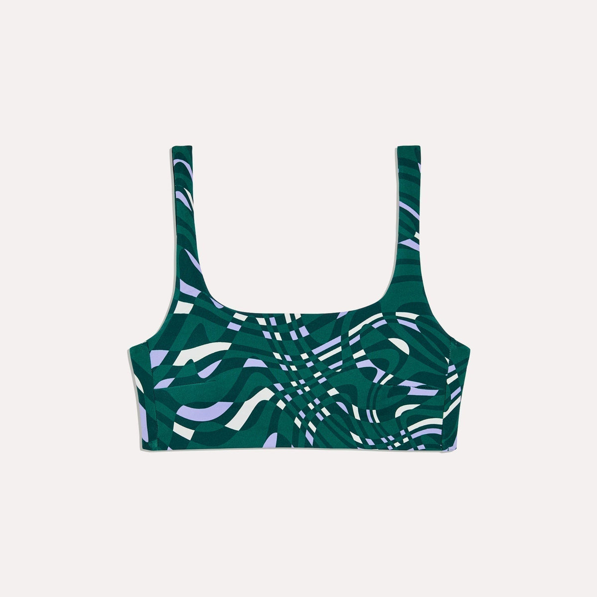 Teen Square Neck Scoop Bikini Top
