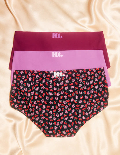 Teen Leakproof UltraThin No-Show Boyshort 3-Pack