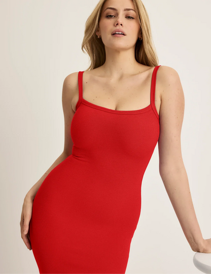 SculptRib™ Cotton Cami Dress