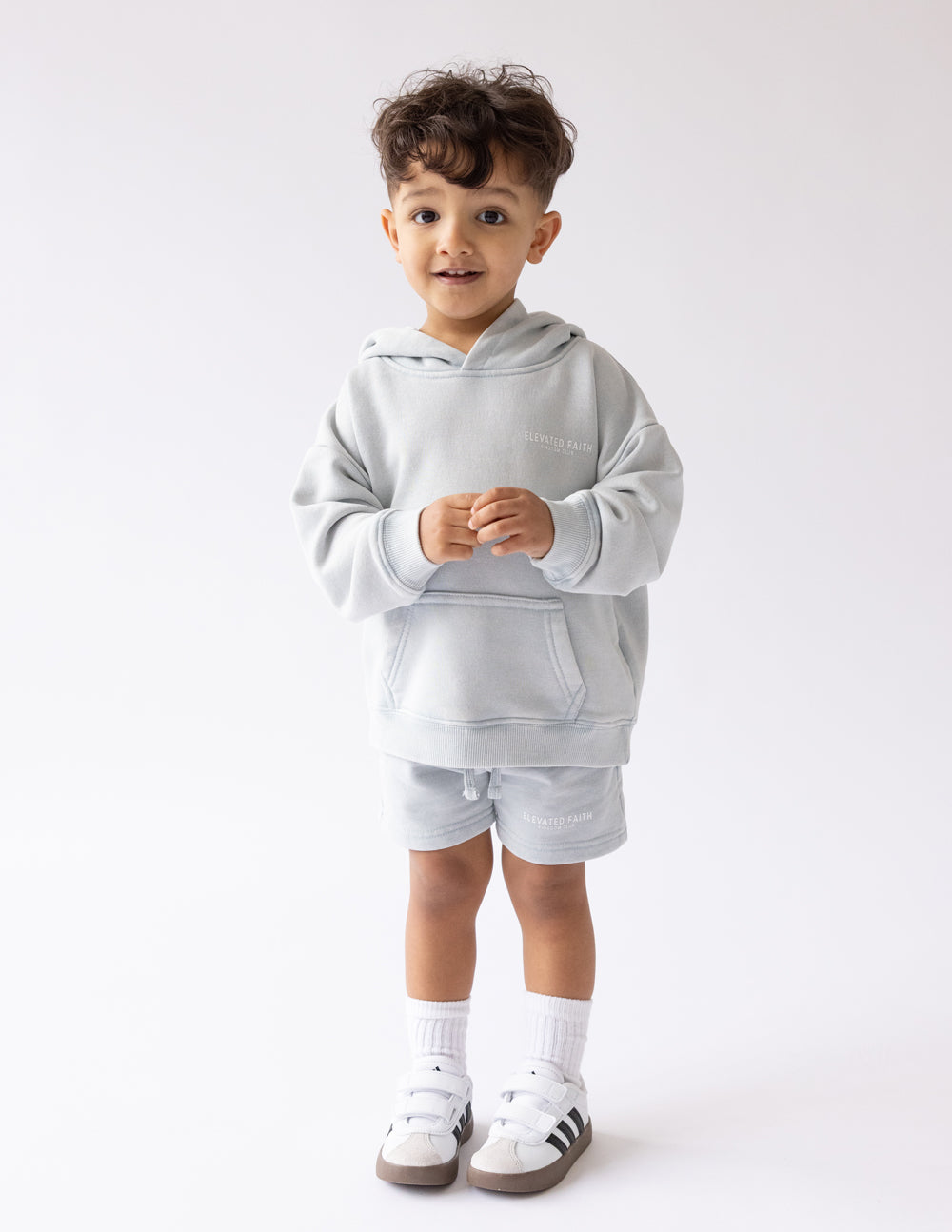 Elevated Faith Kingdom Club Blue Kids Hoodie