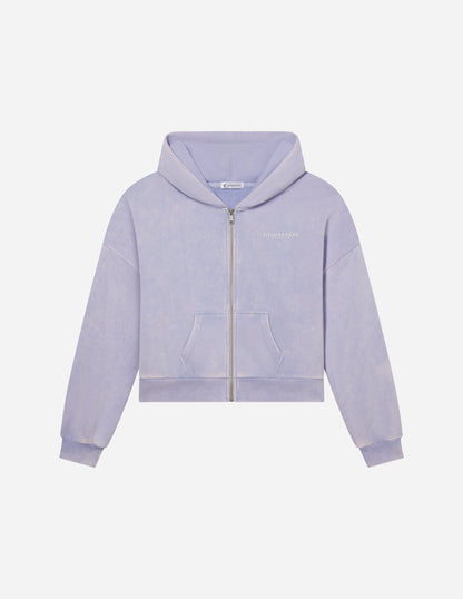 Elevated Faith Kingdom Club Lavender Full-Zip Hoodie