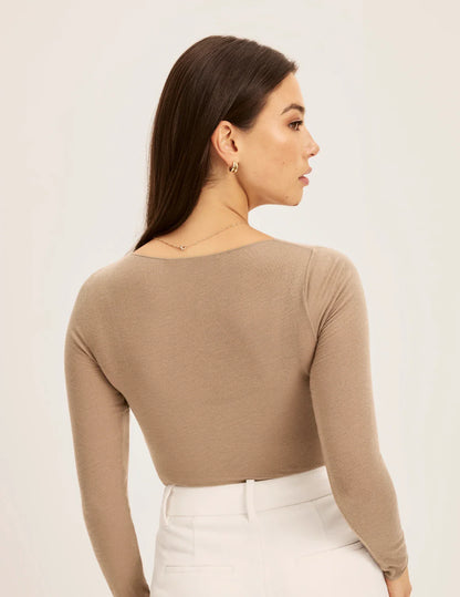 Cashmere Mist Scoop Top