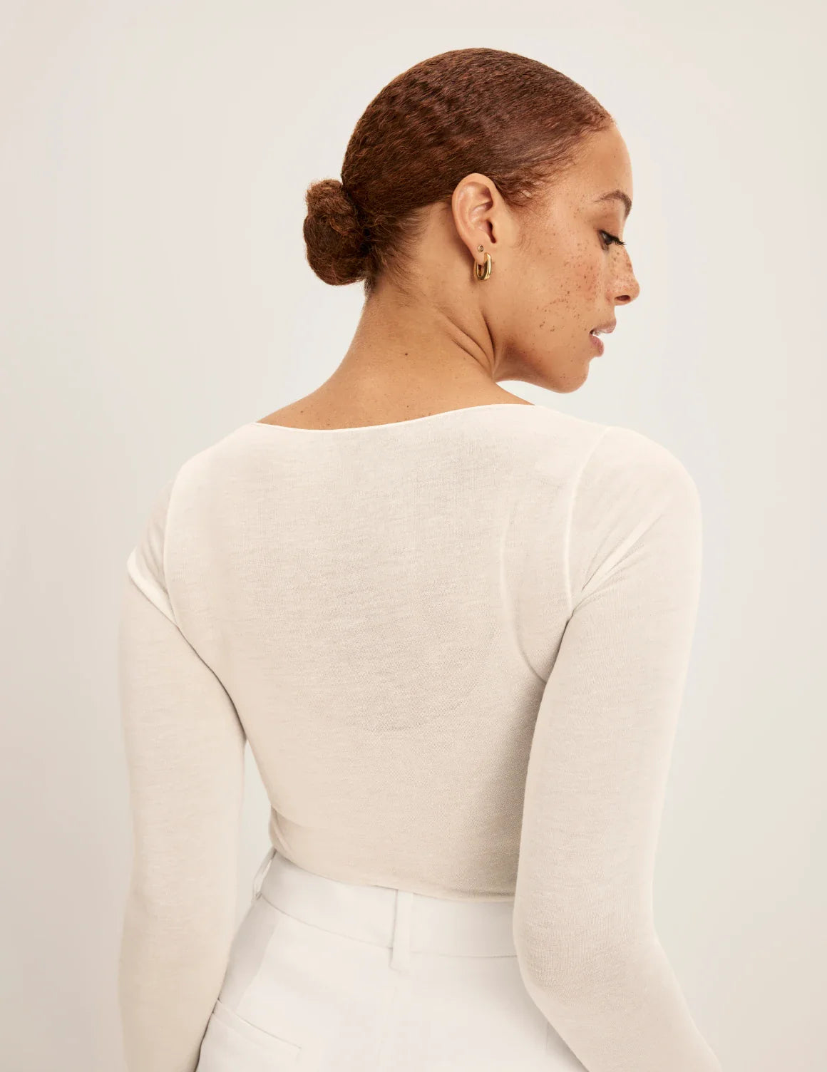 Cashmere Mist Scoop Top