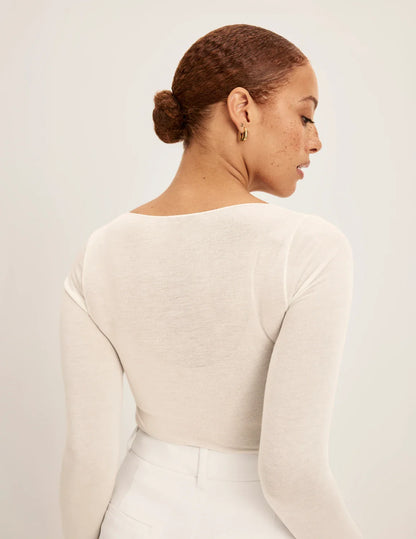 Cashmere Mist Scoop Top