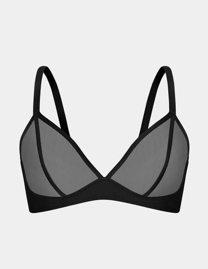 Mesh Deep V Bra - Last Call