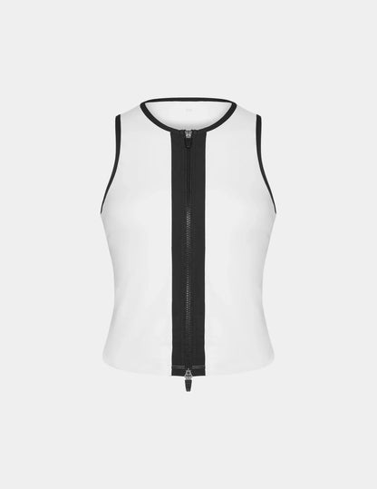 Sculpt Zip Up Tankini