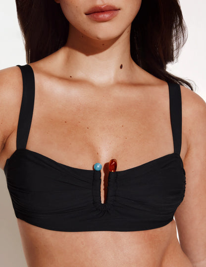 Limited-Edition Sculpt Ruched Bikini Top