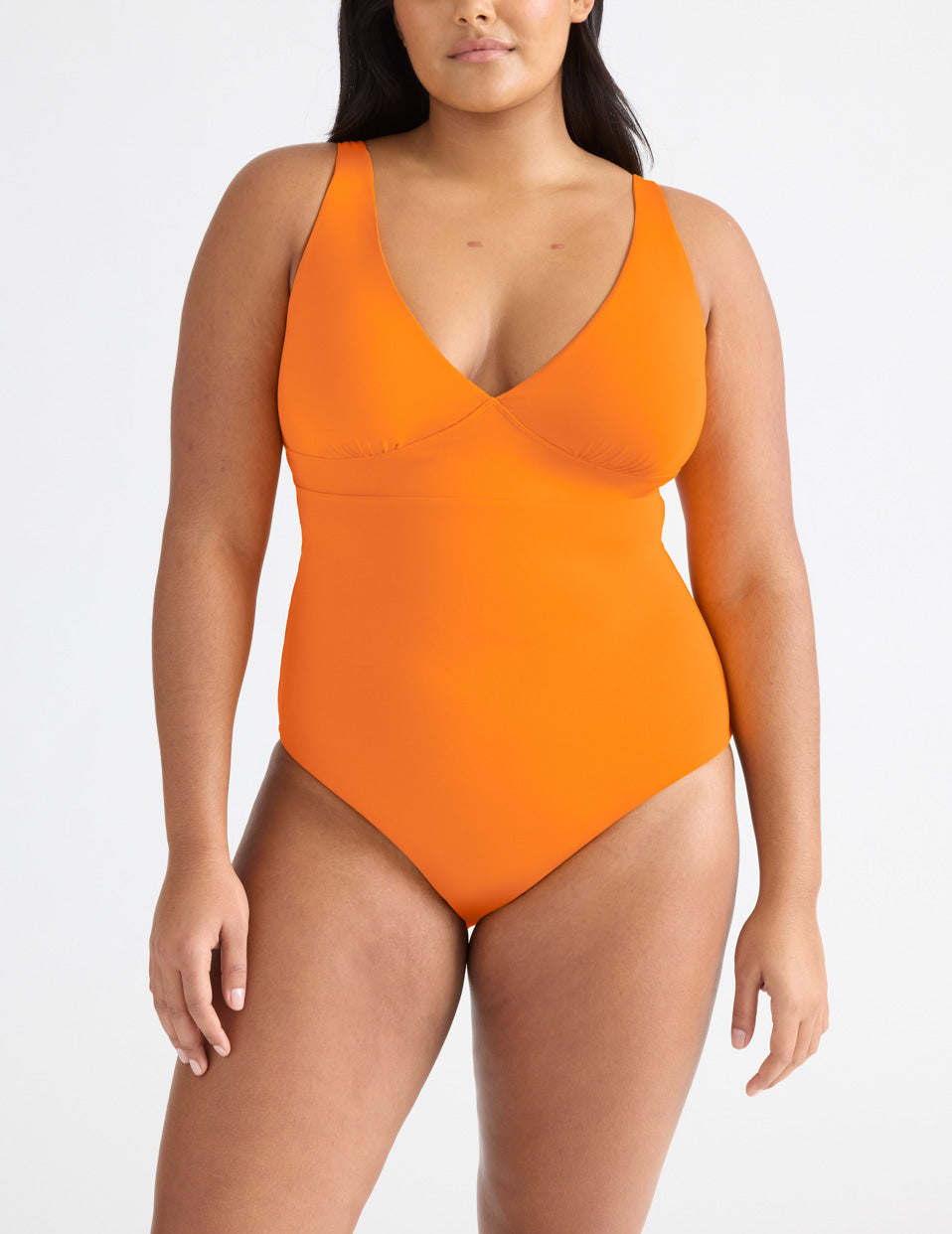 Deep V One Piece Swimsuit