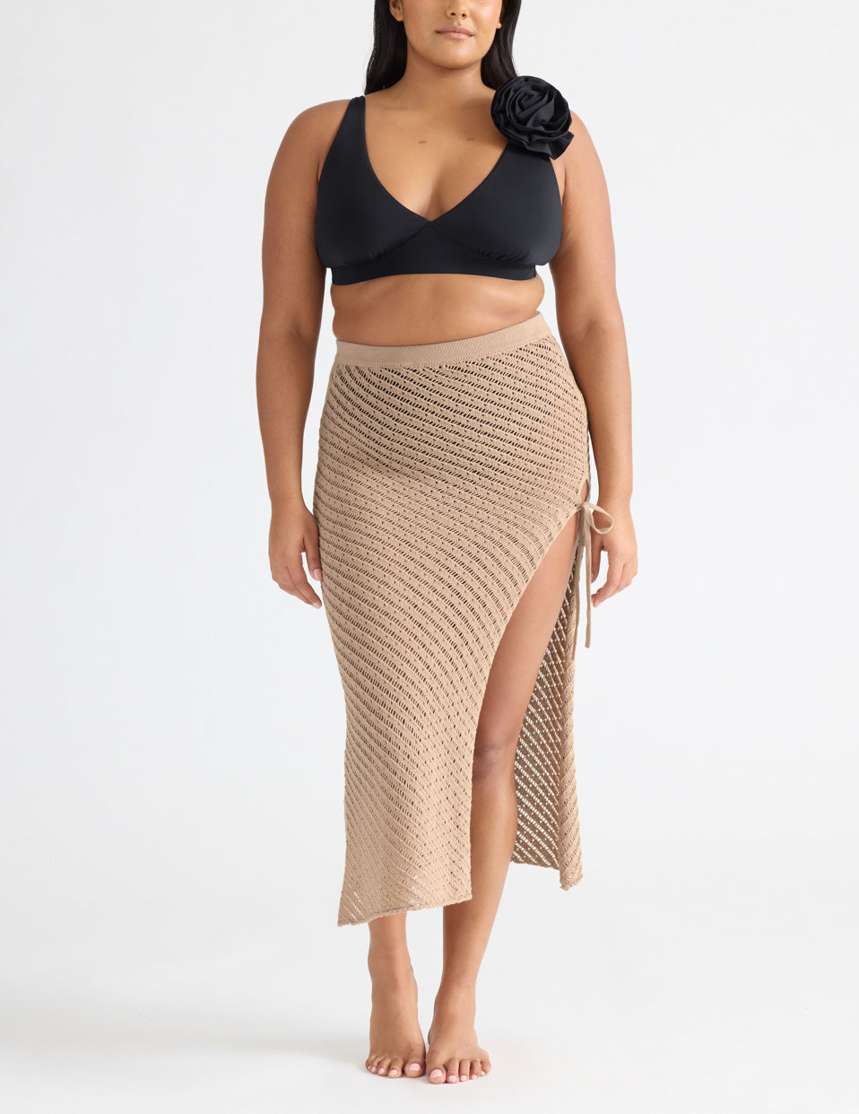 Crochet-Knit Beach Skirt