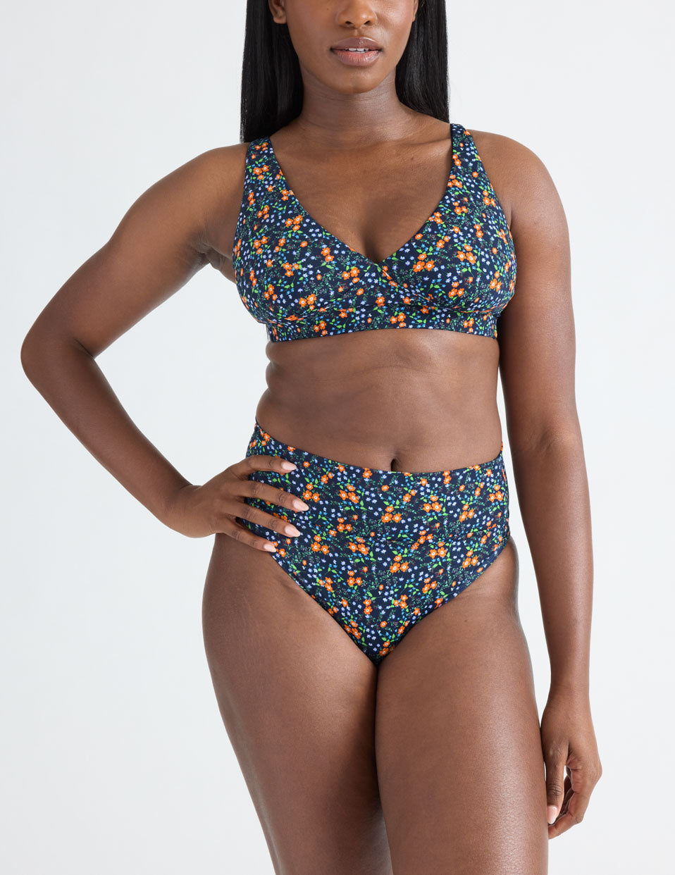 Leakproof High Rise High Cut Swim Bottom - Last Call