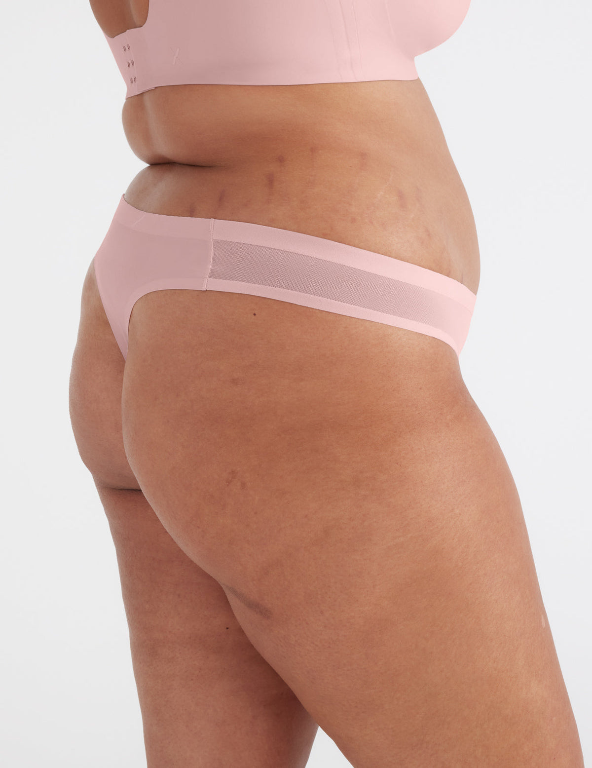 Light Leakproof No-Show Mesh Thong - Last Call
