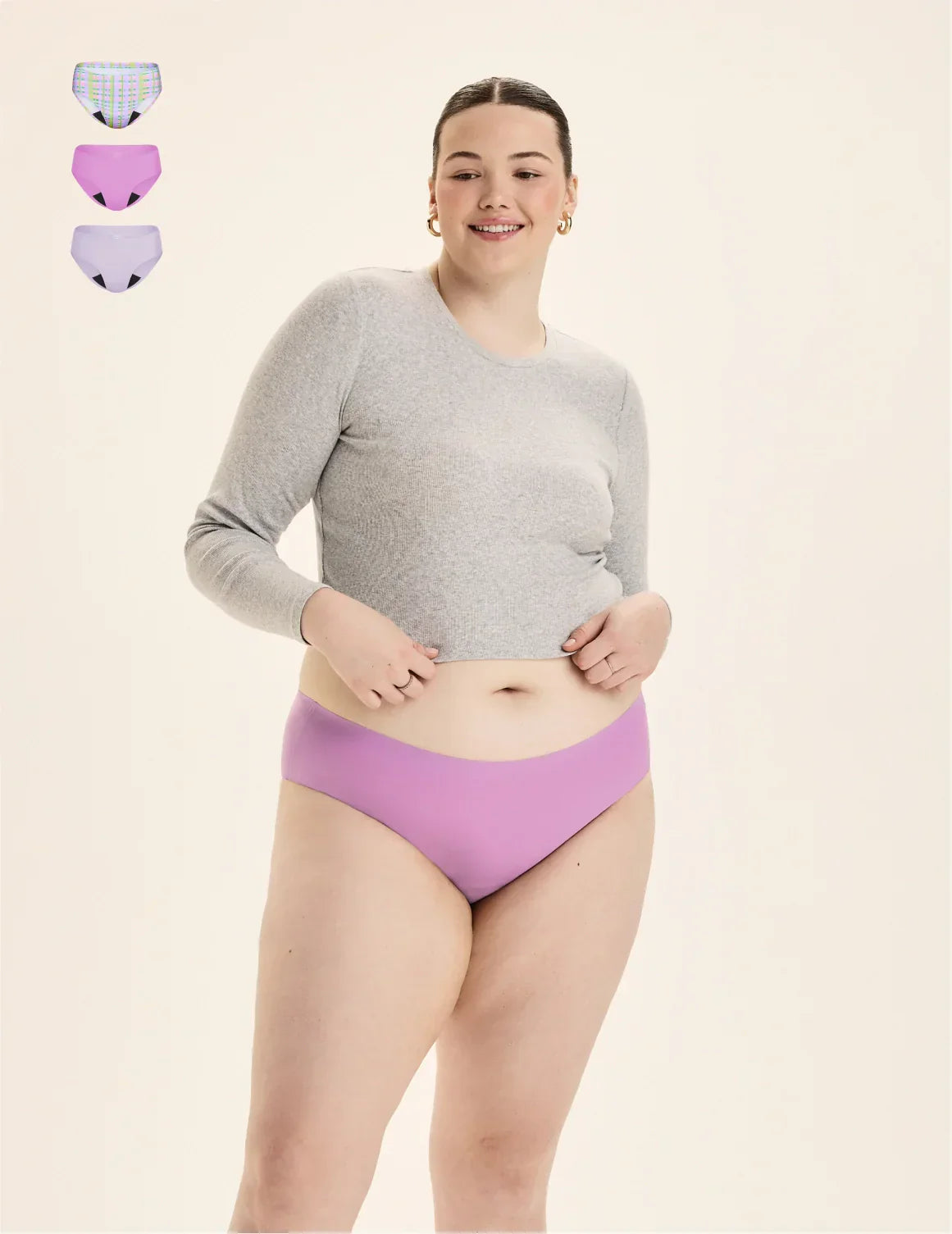 Teen Super Leakproof® No-Show Bikini 3-Pack - Last Call