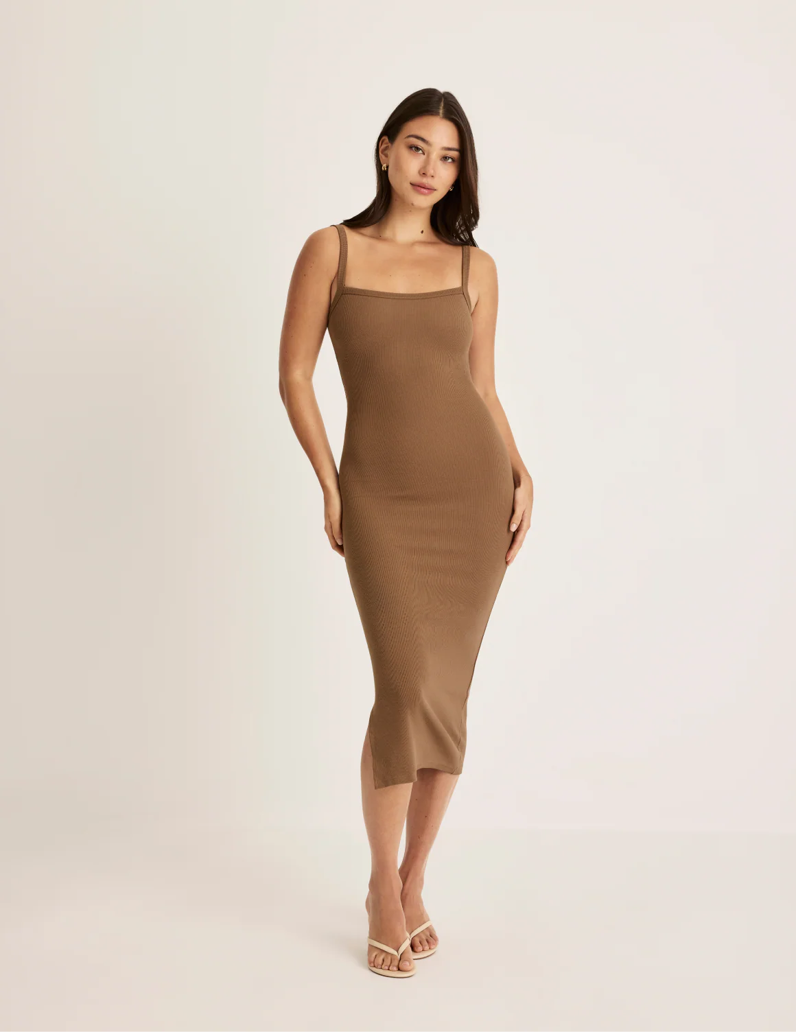 SculptRib™ Cotton Cami Dress