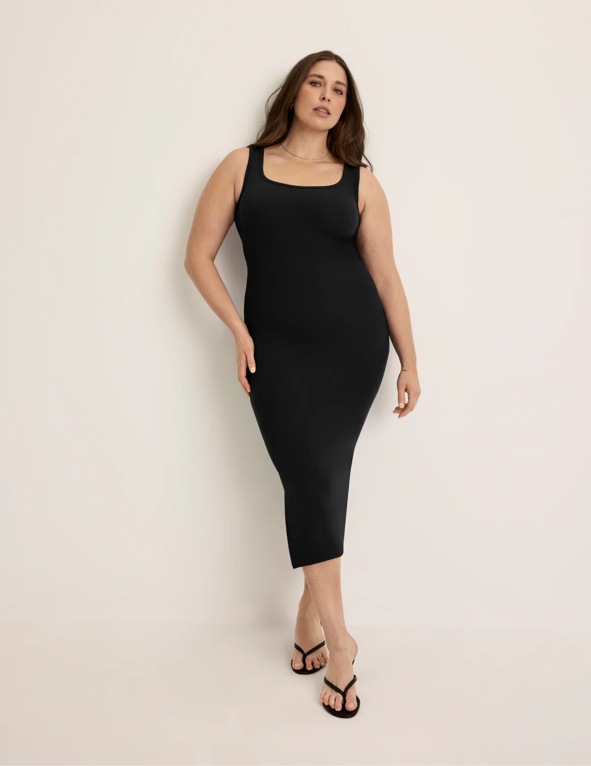 SculptRib™ Cotton Tank Dress