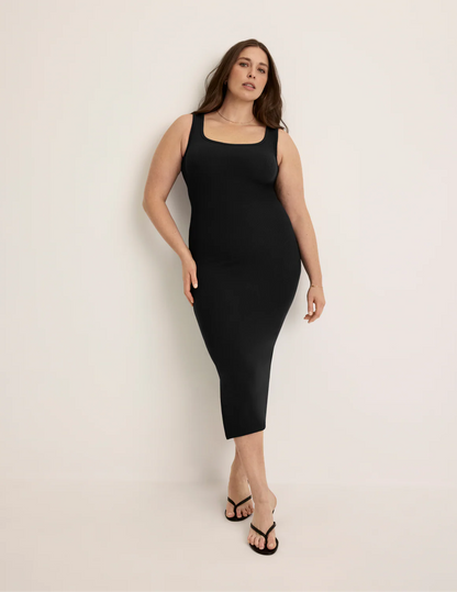 SculptRib™ Cotton Tank Dress