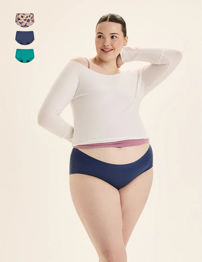 Teen Light Leakproof No-Show Boyshort 3-Pack - Last Call