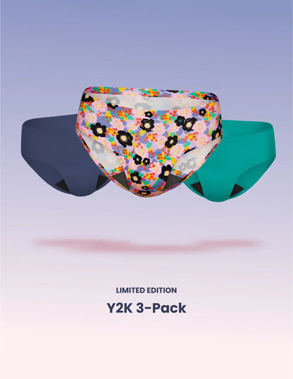 Teen Super Leakproof® No-Show Bikini 3-Pack - Last Call