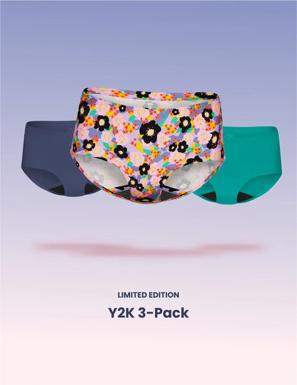 Teen Super Leakproof® No-Show Boyshort 3-Pack - Last Call