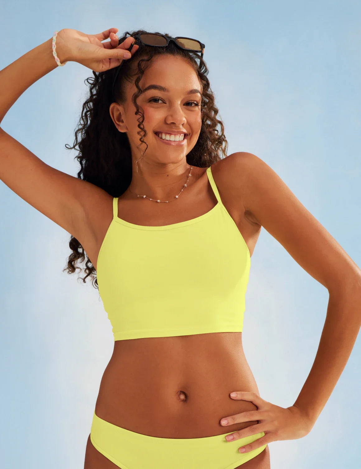 Teen Scoop Tankini Top