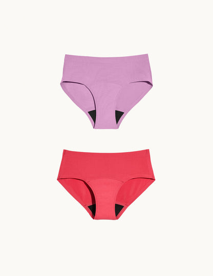 Teen Super Leakproof® No-Show Boyshort 2-Pack - Last Call