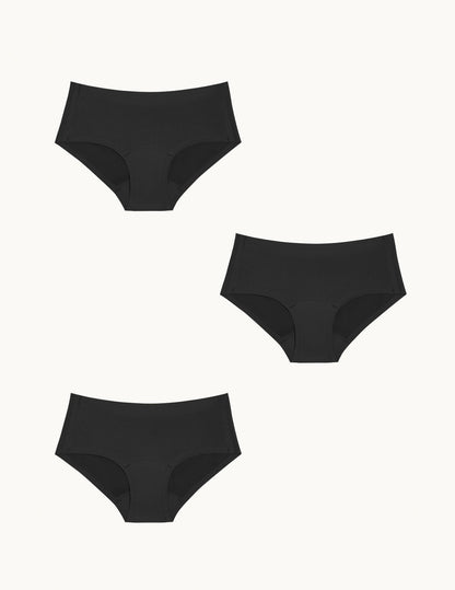Teen Light Leakproof No-Show Boyshort 3-Pack