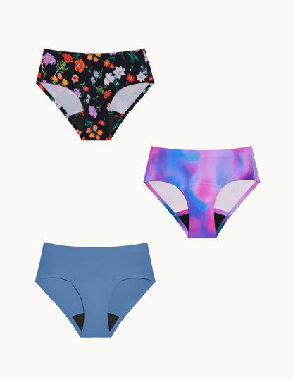 Teen Super Leakproof® No-Show Boyshort 3-Pack - Last Call