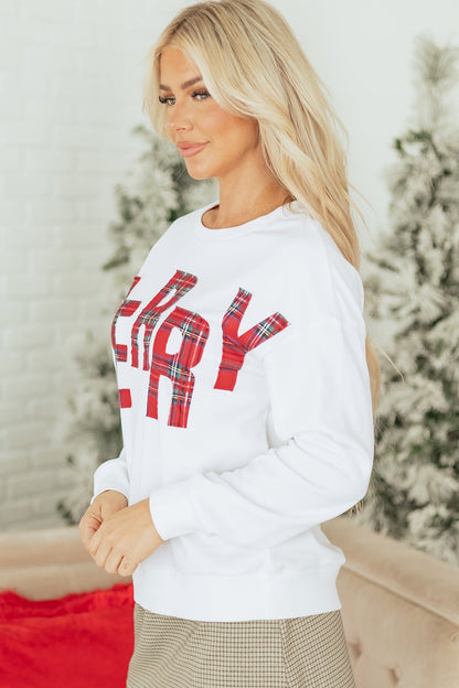 Threaded Pear Joanna Merry Christmas Vacation Sweatshirt