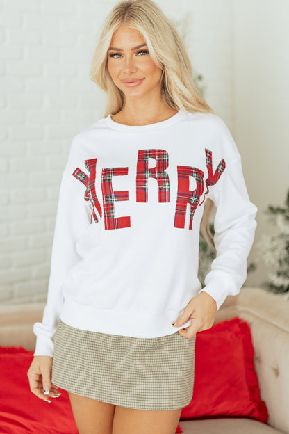Threaded Pear Joanna Merry Christmas Vacation Sweatshirt