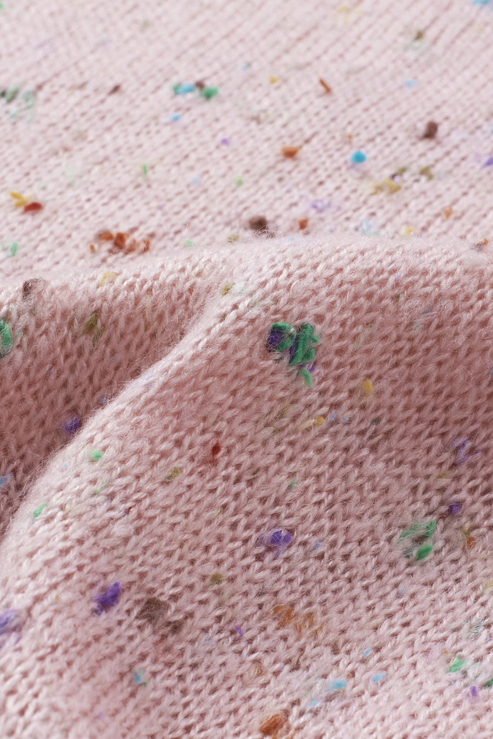 Threaded Pear Noelle Detail Patterned Sleeve Sweater