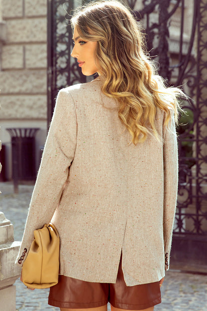 Threaded Pear Nataly Single Breasted Elegant Suit Jacket