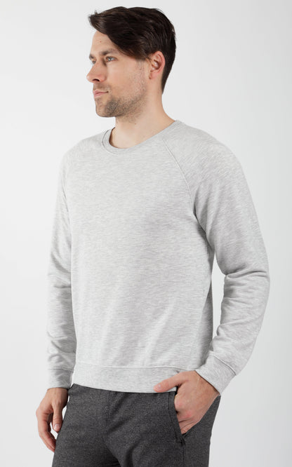90 Degree by Reflex Men's Terry Brushed Long Sleeve Top