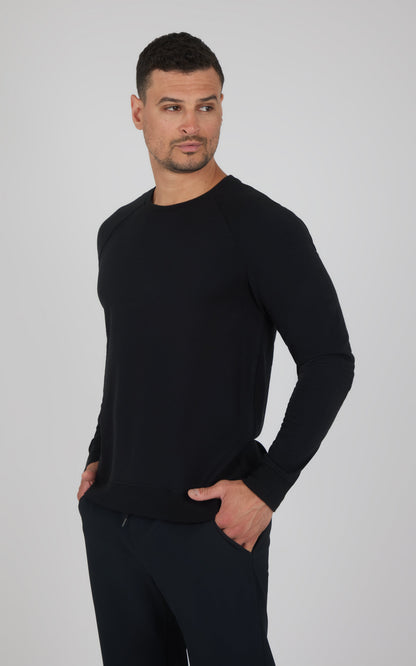 90 Degree by Reflex Men's Terry Brushed Long Sleeve Top