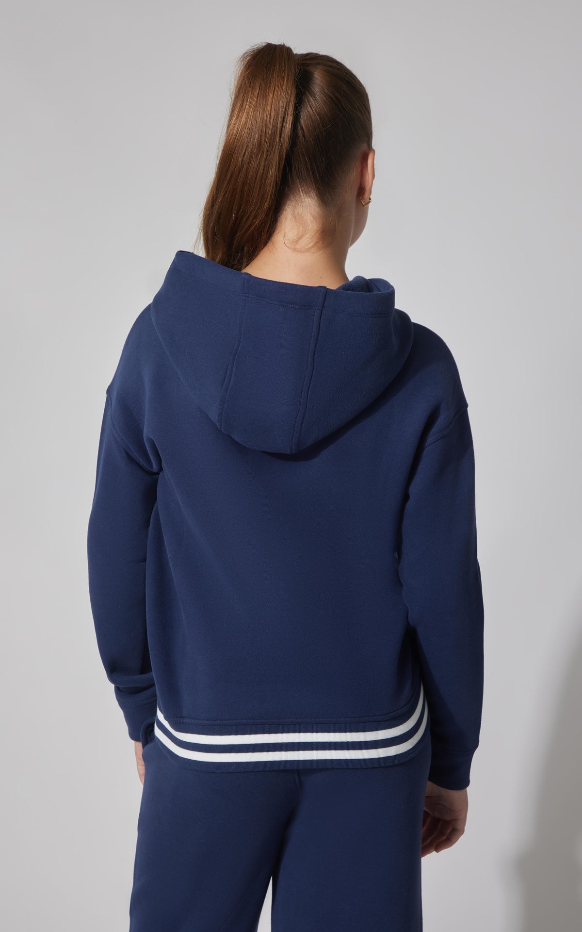 90 Degree by Reflex Girls Fleece Campus Pullover Hoodie