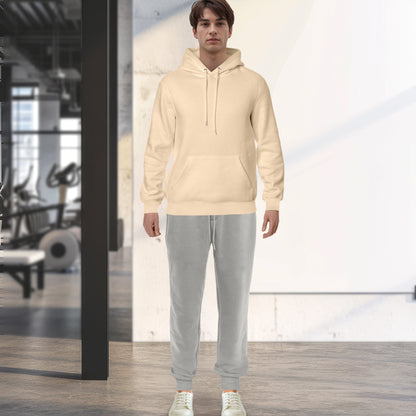 Elegant Comfort Cotton Active Men Tracksuit 2 Piece Set Athletic Jogging Sweatsuits