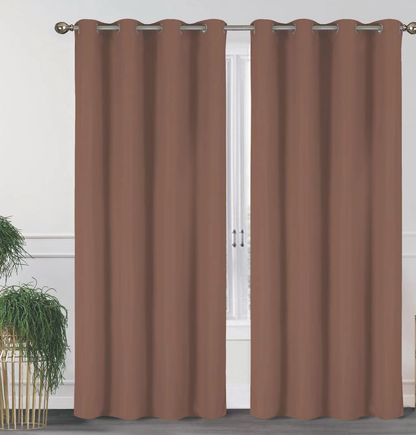 2 Pack - 55'' X 84'' Solid Thermal Blackout Panels (19 Colors)