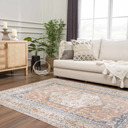 Gael Rust Boutique Washable Rug - Clearance
