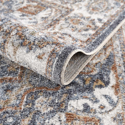 Aurum Blue & Beige Washable Area Rug - Clearance