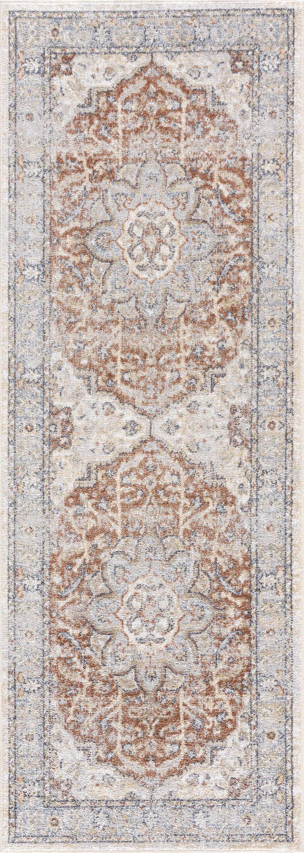 Emke Flat Pile Washable Rug - Clearance