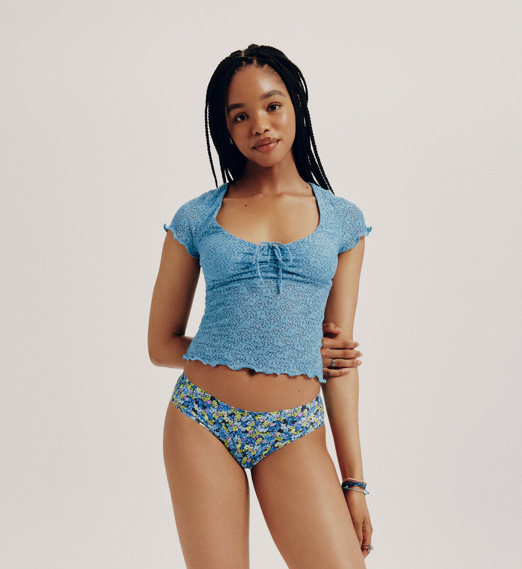 Teen Light Leakproof No-Show Bikini