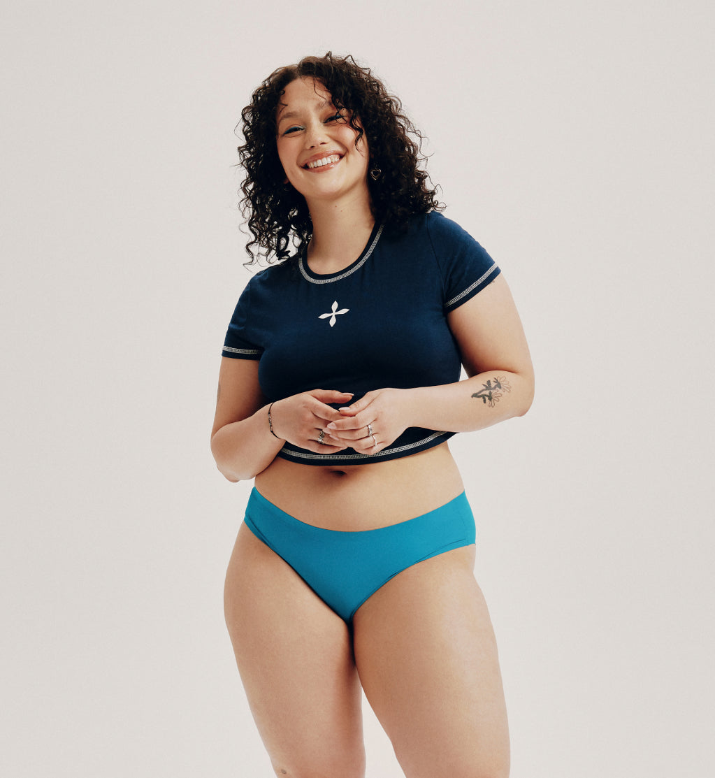 Teen Light Leakproof No-Show Bikini
