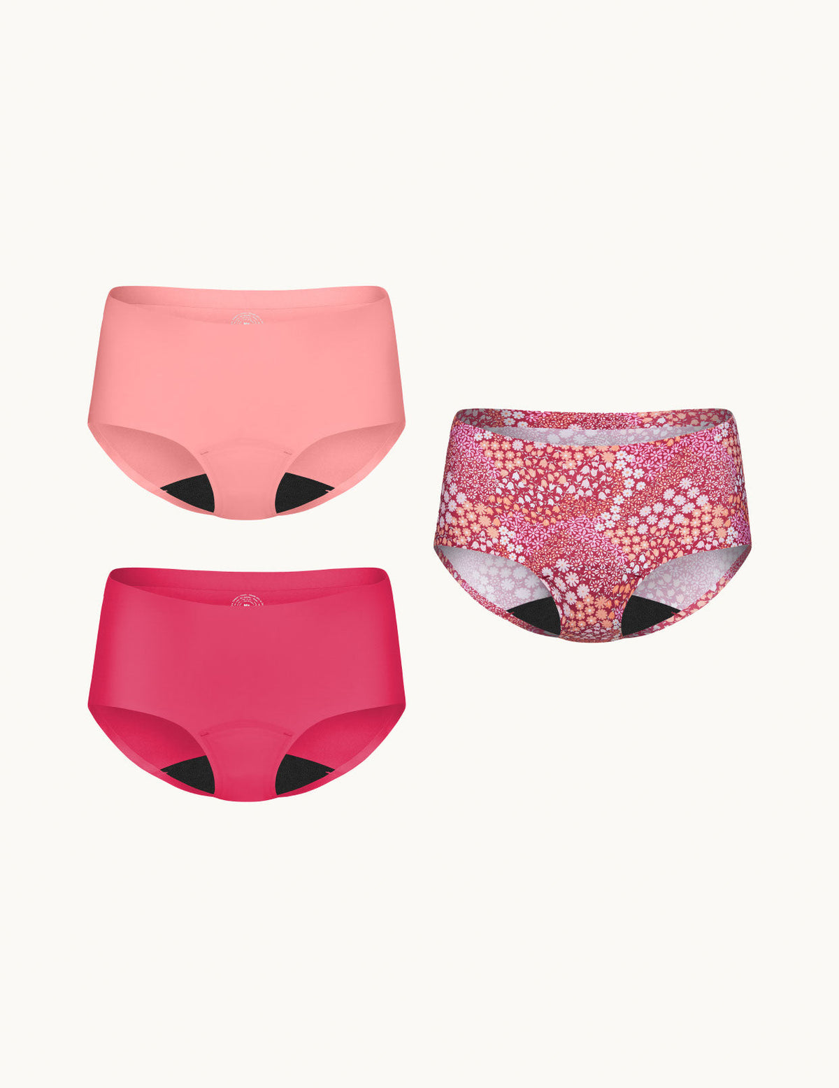 Teen Light Leakproof No-Show Boyshort 3-Pack - Last Call
