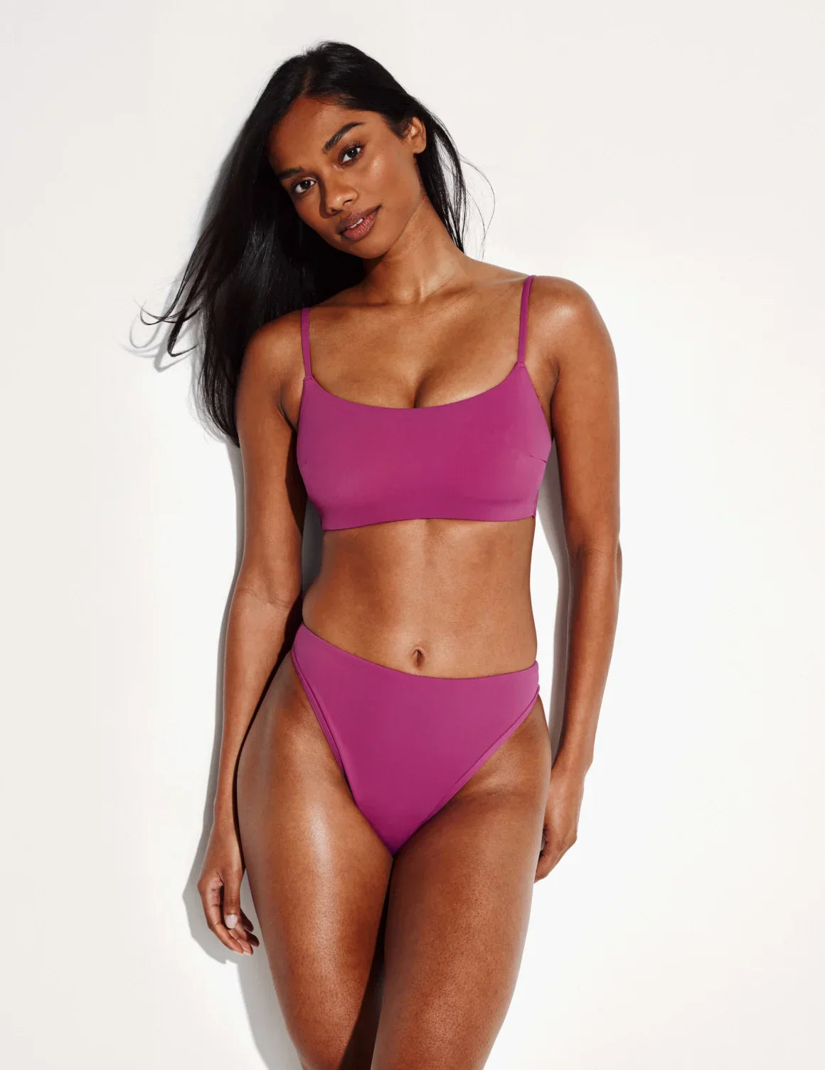 Leakproof Sculpt High Cut Bikini Swim Bottom