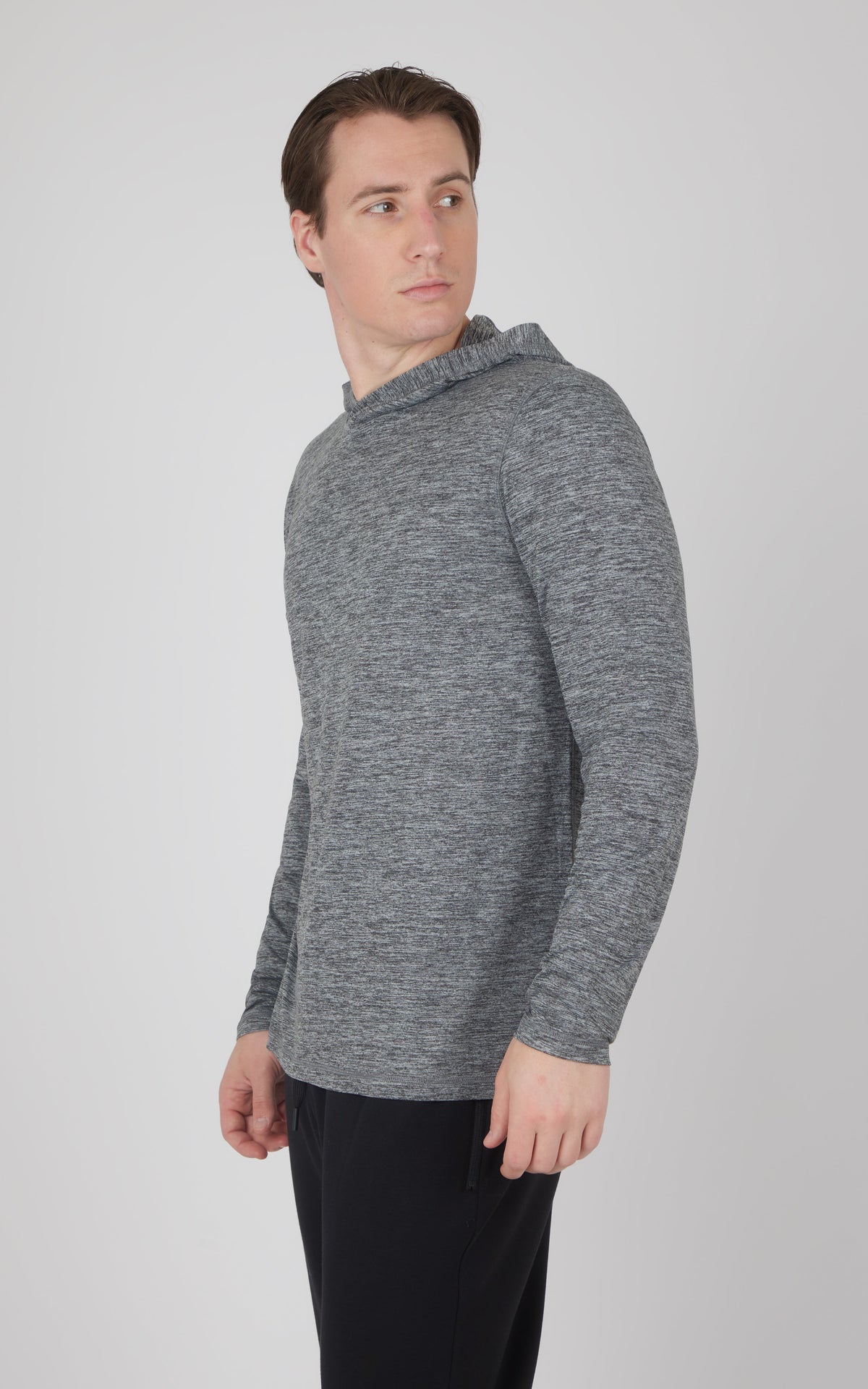 90 Degree by Reflex Men's Cationic Long Sleeve Hooded Shirt