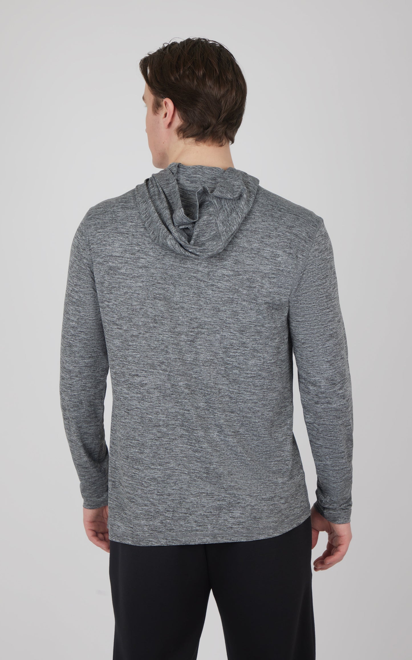 90 Degree by Reflex Men's Cationic Long Sleeve Hooded Shirt