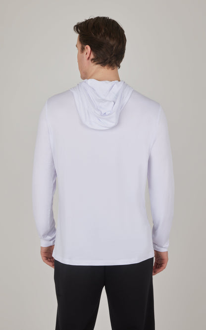 90 Degree by Reflex Men's Cationic Long Sleeve Hooded Shirt