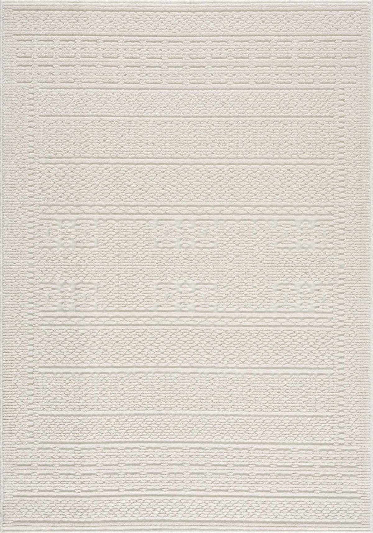 Bahar Cream Washable Area Rug