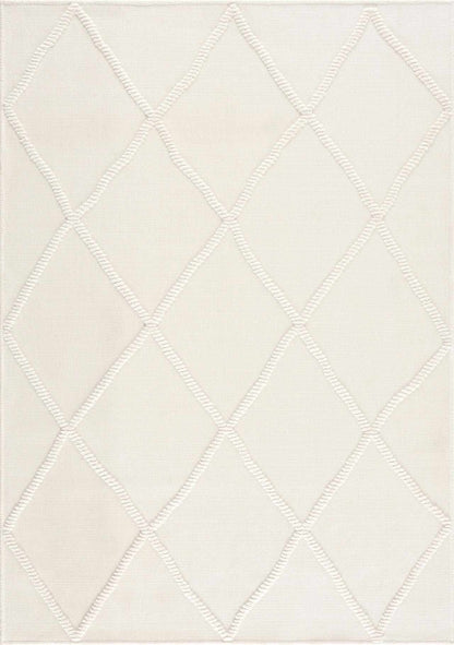 Amani White Washable Rug - Clearance